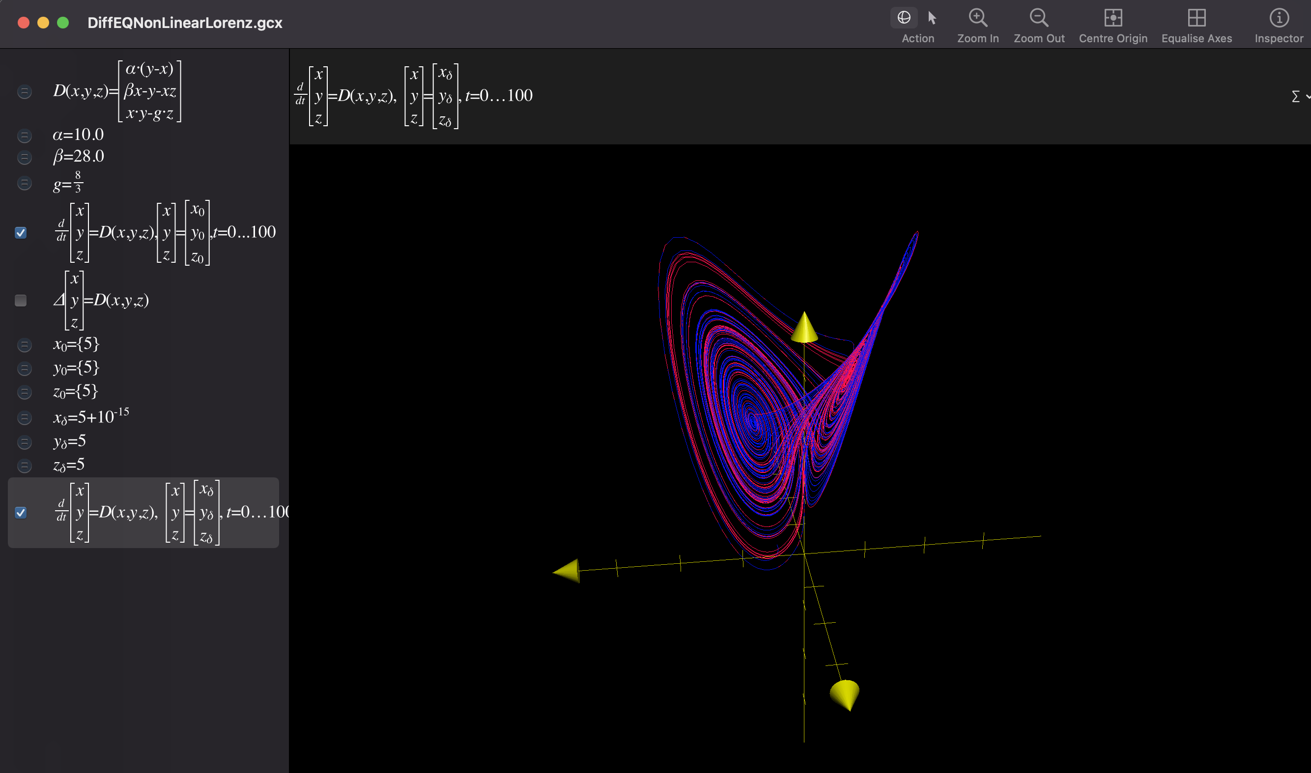 Sample Grapher output